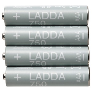 Аккумуляторная батарейка ІКЕА LADDA ЛАДДА, 905.098.19