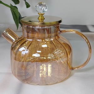 Чайник заварочный стеклянный Olens "Страйп", 1000 мл, 102-372