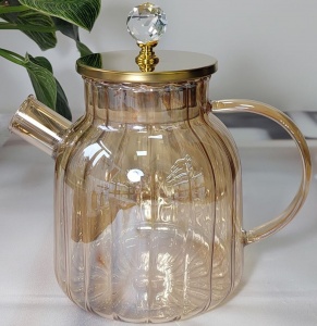 Чайник заварочный стеклянный Olens "Страйп", 1500мл, 102-371