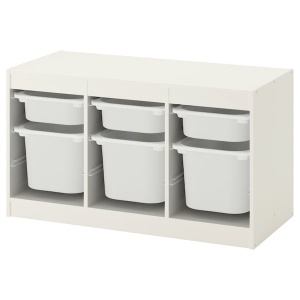Комбинация для хранения+контейнеры IKEA TROFAST 692.284.73