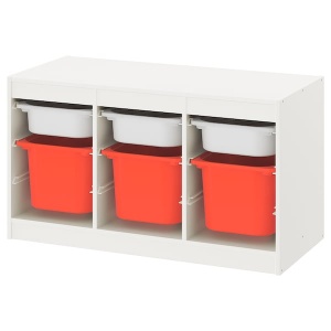 Комбинация для хранения+контейнеры TROFAST IKEA  393.355.11