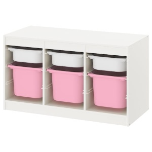 Комбинация для хранения+контейнеры TROFAST IKEA  893.355.04