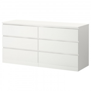 Комод IKEA МАЛЬМ 604.035.84, білий