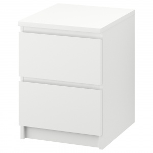 Комод IKEA МАЛЬМ, 802.145.49, білий
