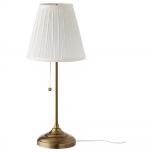 Настільна лампа IKEA АРСТІД, білий, 303.213.73