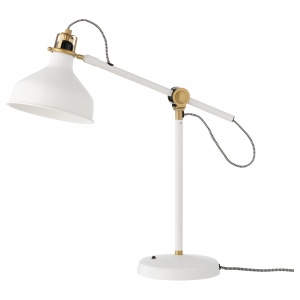Настольная лампа IKEA РАНАРП, кремовая, 302.313.15