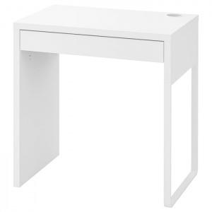 Письменный стол IKEA МИККЕ, белый, 302.130.76