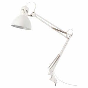 Робоча лампа IKEA ТЕРЦІАЛ настільна з кріпленням 703.554.55