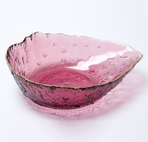 Салатник "Крапля", рожевий, 540 мл, O8030-157 