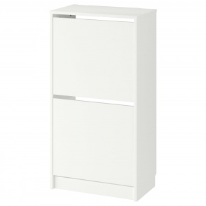 Шкафчик для обуви IKEA BISSA 502.427.37, белый