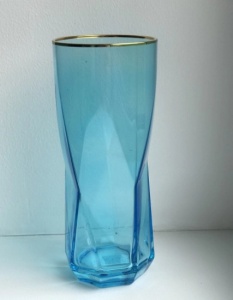 Склянка Olens “Блакитна Геометрія” 225мл, OLGS1007-1