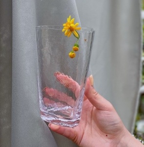 Склянка Olens "Прозорий трайангел" 500мл, TR005