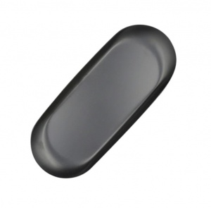 Тарелка овальная Olens "Черный металлик", матовая 23*9.5CM, DL21012688 