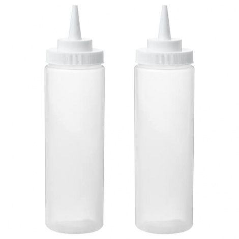 Пластиковая бутылка IKEA GRILLTIDER для соусов и приправ 804.446.06, 2шт