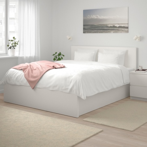 Двуспальная кровать с подъемным механизмом IKEA MALM 160х200см 204.048.06