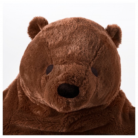 Мягкая игрушка IKEA DJUNGELSKOG  бурый медведь 004.028.13
